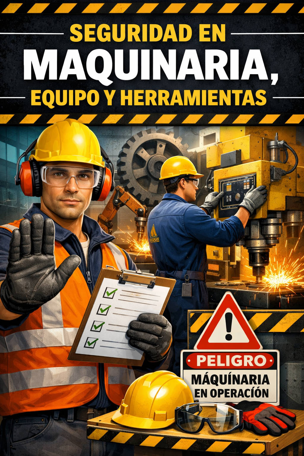 SEGURIDAD EN MAQUINARIA, EQUIPO Y HERRAMIENTAS (EN CONSTRUCCION)